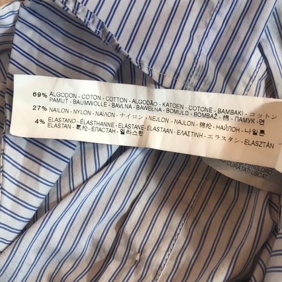 “ZARA BASIC” Classic Pinstripe Ladies Blouse . - Picture 11 of 12